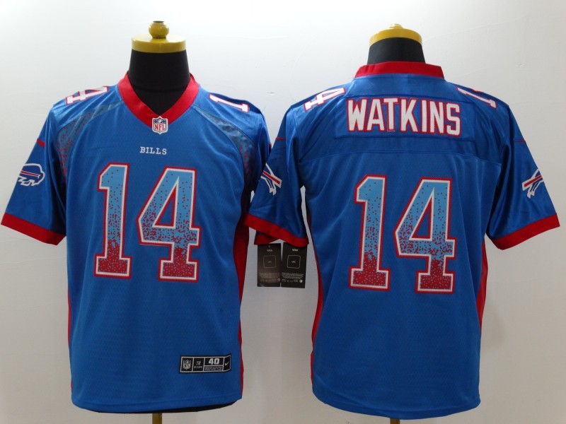 Men's Buffalo Bills Sammy Watkins #14 Blue Jersey